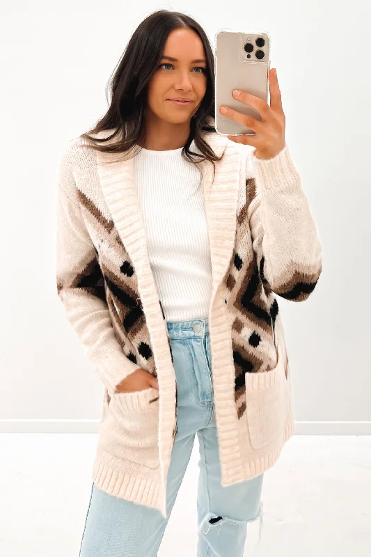 AW Peow Sweater Sand Bright Pastel Dark