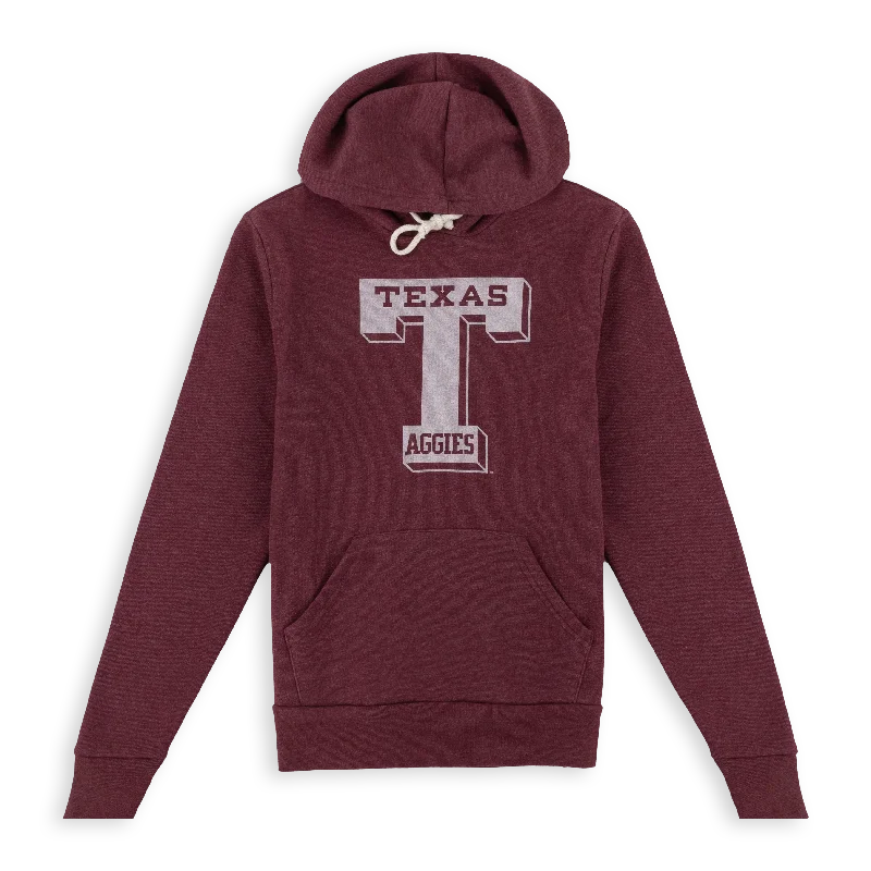 Texas A&M Aggies Block T Challenger Hoodie Hoodie with Illustration Artistic Creative