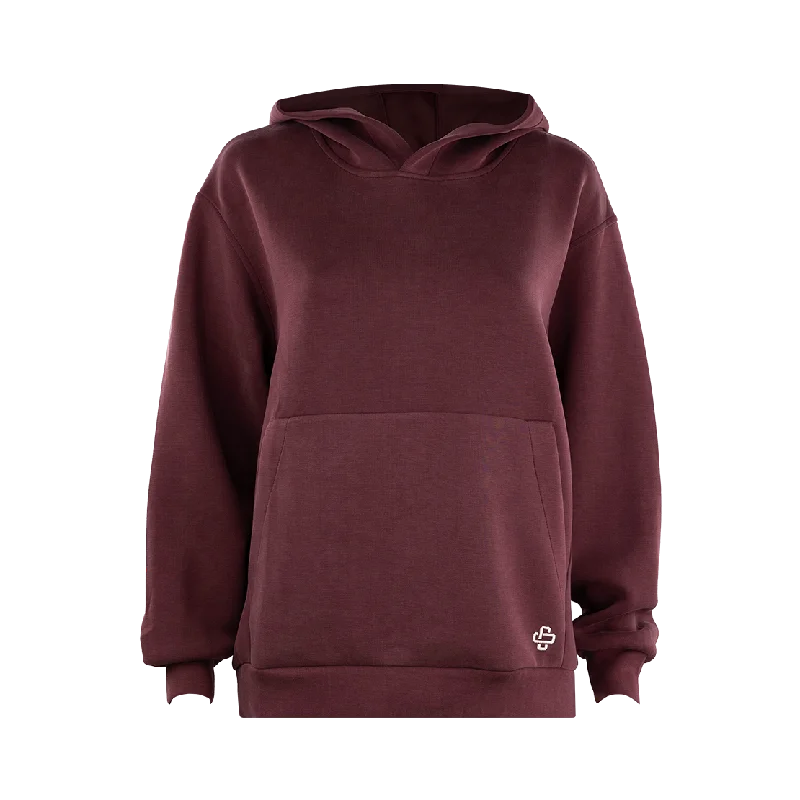 Collegiate Outfitters Maroon Butter Soft Hoodie Hoodie with Rhinestones Sparkly Elegant
