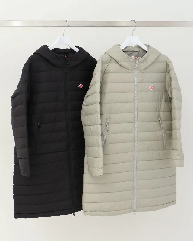 MIDDLE DOWN HOODED COAT Ultra-Light Down Coat