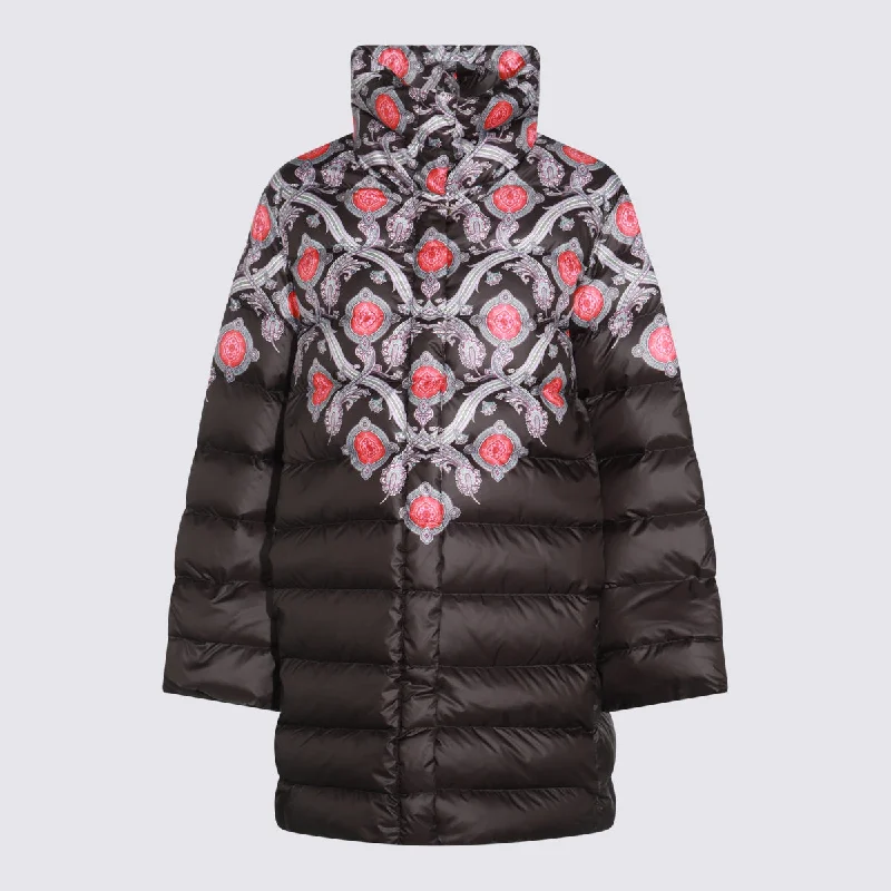 Etro Coats Black Minimalist Wool Duster
