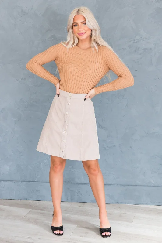 Falling Forward Modest Ribbed Sweater Mesh Sweater Canvas Denim