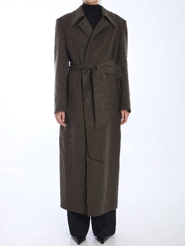 Lea Coat Bold Color Block Coat