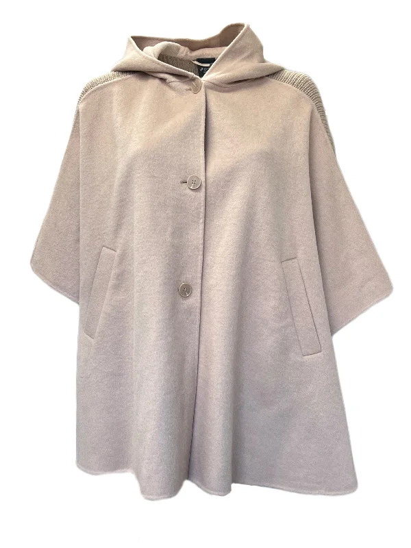 Marina Rinaldi Women's Camel Narita Hooded Coat NWT Knit Longline Duster