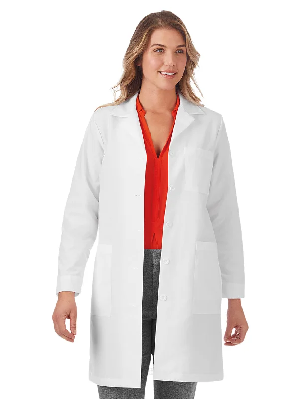 Meta Women's 37" Long Labcoat Draped Longline Jacket