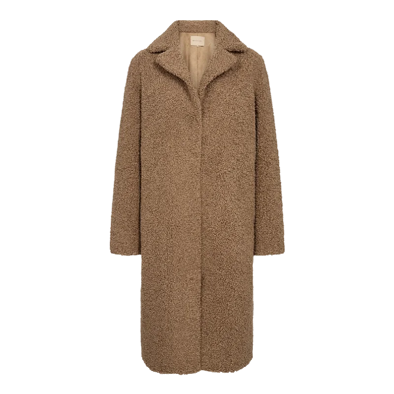 Soya Concept Mukite 2 Teddy Coat Double-Layered Poncho