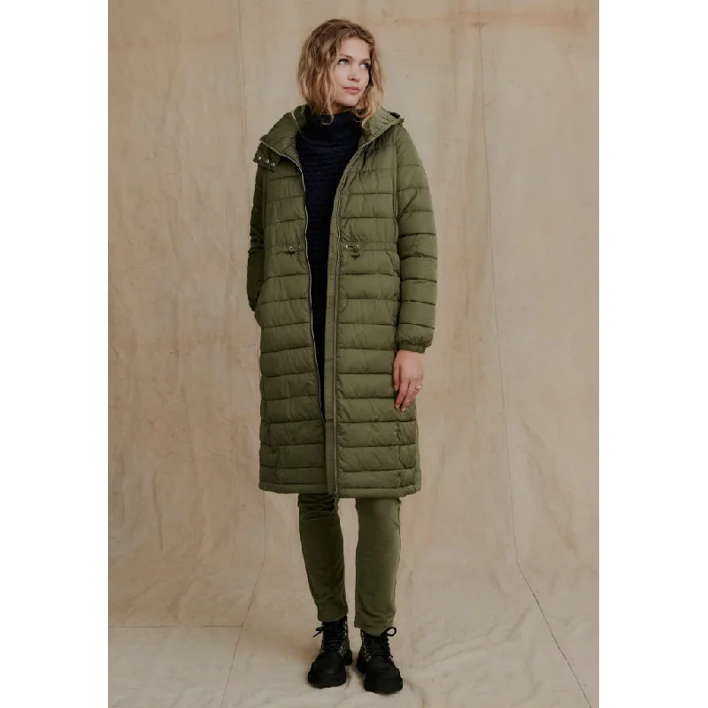 Sabel Coat - Mid Green Suede Fringe Jacket