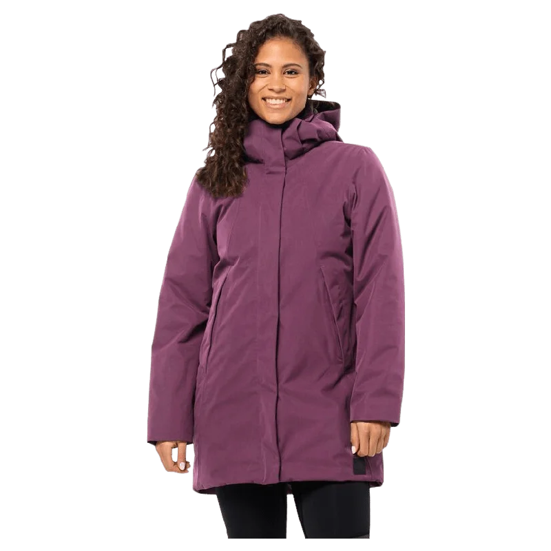 Jack Wolfskin Salier Coat Fur-Lined Aviator Coat