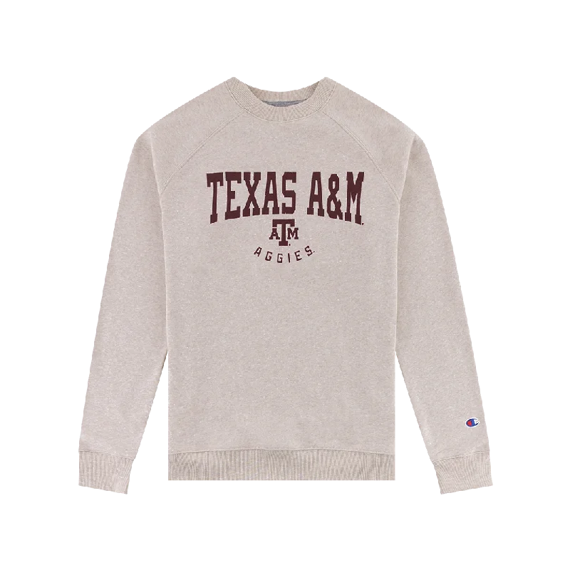 Texas A&M Aggies Champion Triumph Raglan Sweatshirt Hoodie with Reflective Safety Nightwear