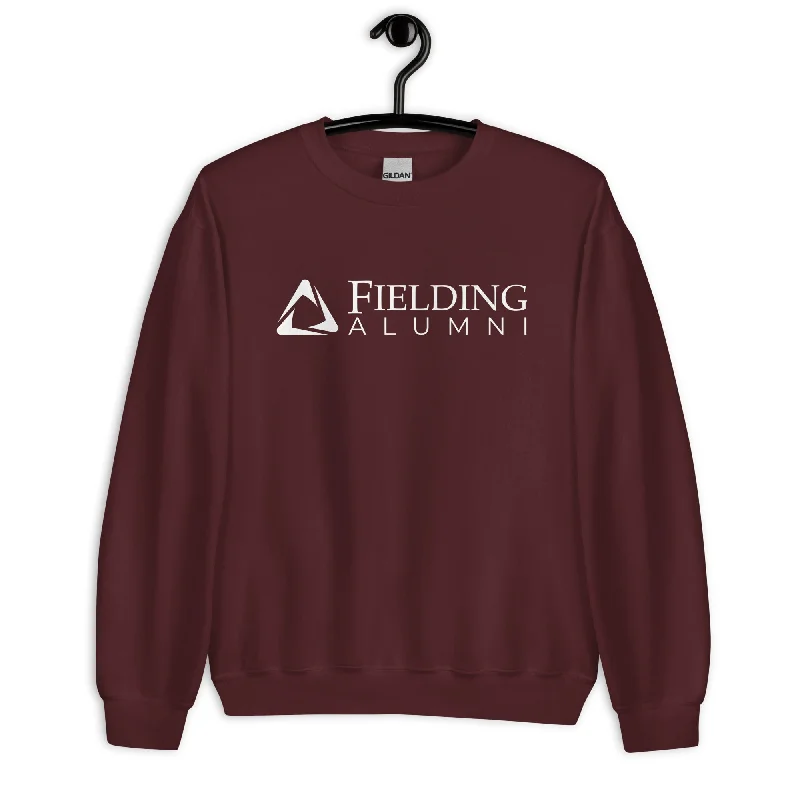 Unisex Eco-friendly Sweatshirt | Alumni Logo Hoodie with Hem Patch Decorative Personalized