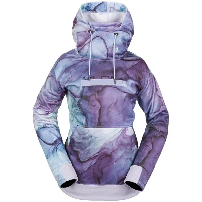 Volcom Hydro Riding Hoodie Women's 2024 (Multiple Color Options) (Sale Item/ No Returns) Hoodie with Gradient Ombre Colorful