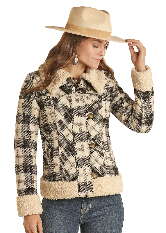 Women's Powder River Outfitters Berber Wool Natural Coat Warmth-Enhanced Parka