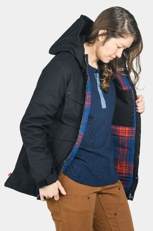 Kent X Chore Coat in Black Waterproof Rain Jacket
