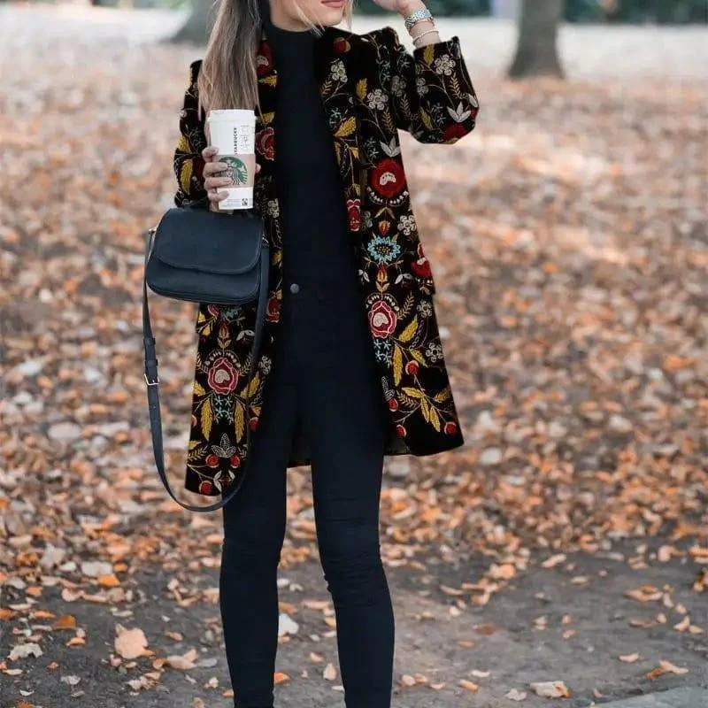 Women's sweater coat Knit Fabric Woven Fabric Fleece Fabric