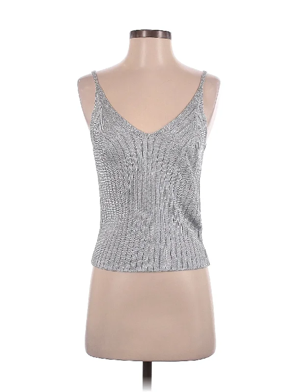 Sweater Vest Chenille Brocade Lace