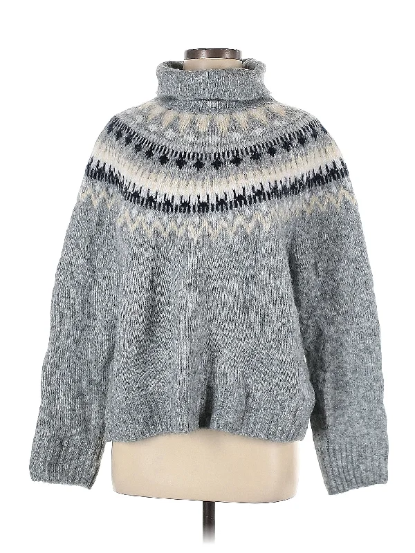 Turtleneck Sweater Fleece Sweater Nylon Polyester