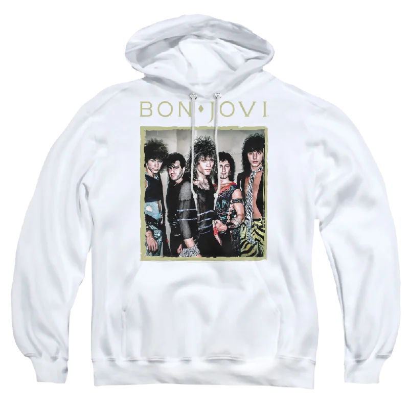 Bon Jovi Framed - Pullover Hoodie High Neck Pullover