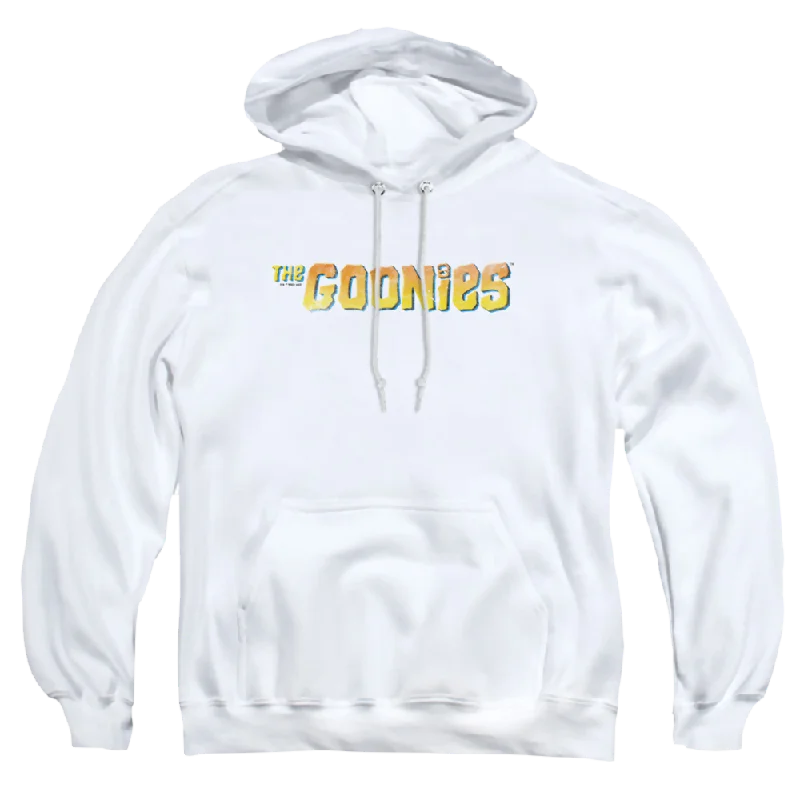 Goonies, The Logo - Pullover Hoodie Scalloped Neck Pullover