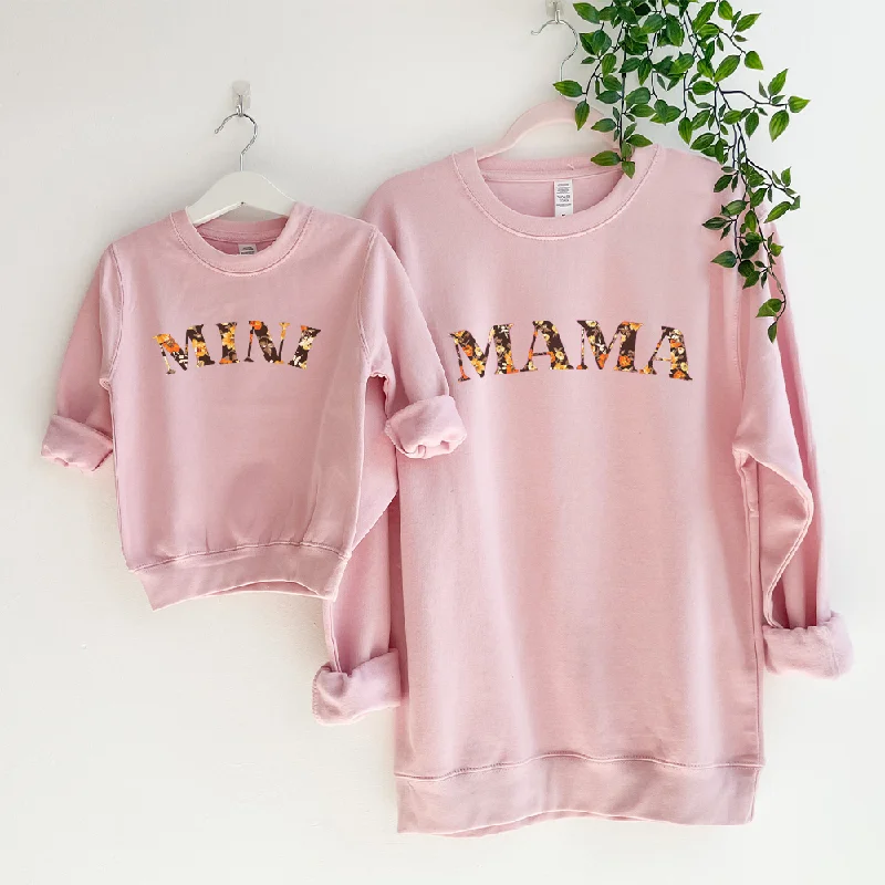 Mama & Mini Autumn Floral Matching Sweatshirts