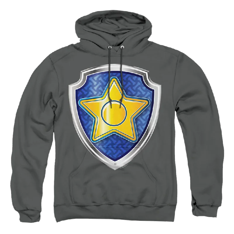 Paw Patrol Chase Badge - Pullover Hoodie Boat Neck Sweater