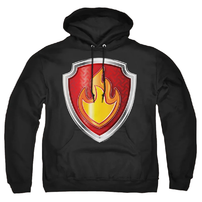 Paw Patrol Marshall Badge - Pullover Hoodie Bardot Neck Top