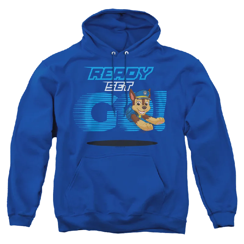 Paw Patrol Ready Set Go! Chase - Pullover Hoodie Keyhole Neck Pullover