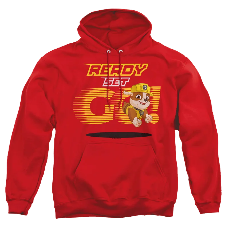 Paw Patrol Ready Set Go! Rubble - Pullover Hoodie Honey Neck Pullover