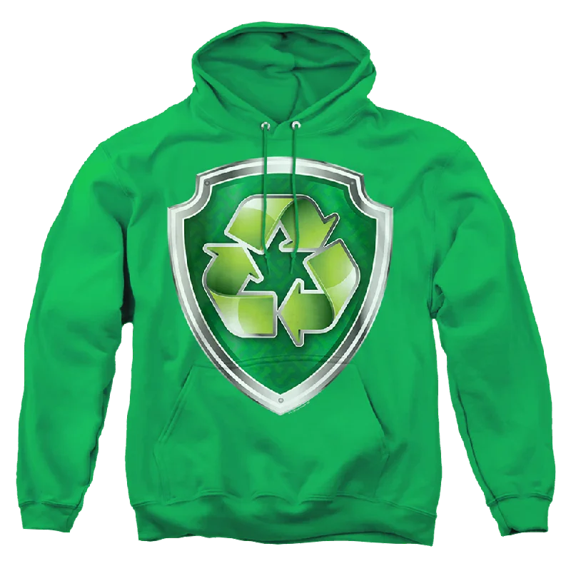 Paw Patrol Rocky Badge - Pullover Hoodie Tight Sleeve Top