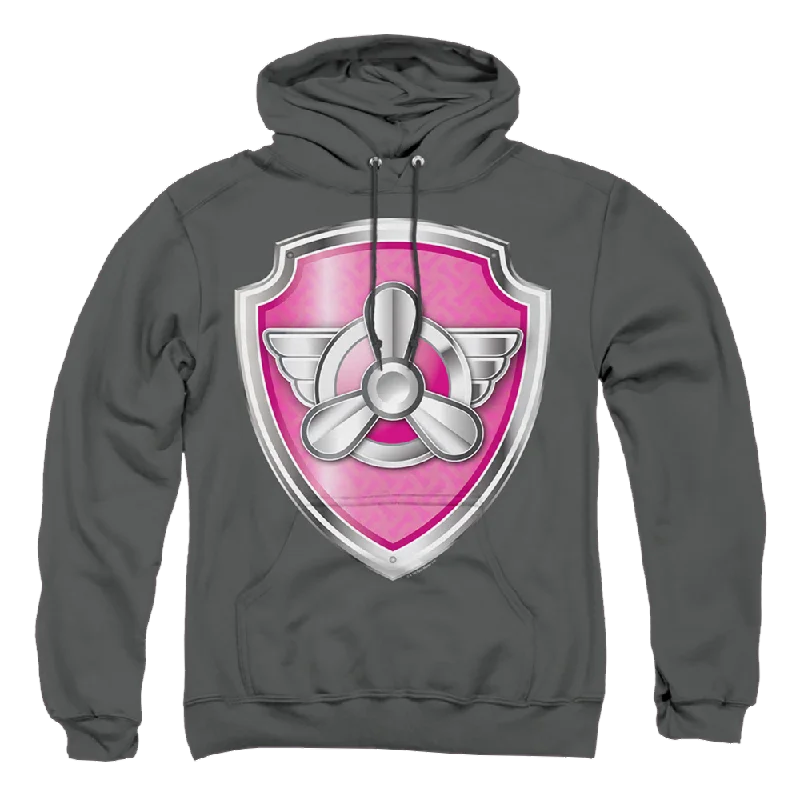 Paw Patrol Skye Badge - Pullover Hoodie Three Quarter Sleeve