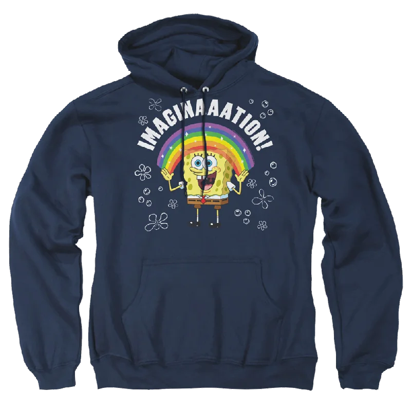 SpongeBob SquarePants Imagination - Pullover Hoodie Ruffle Sleeve Feminine