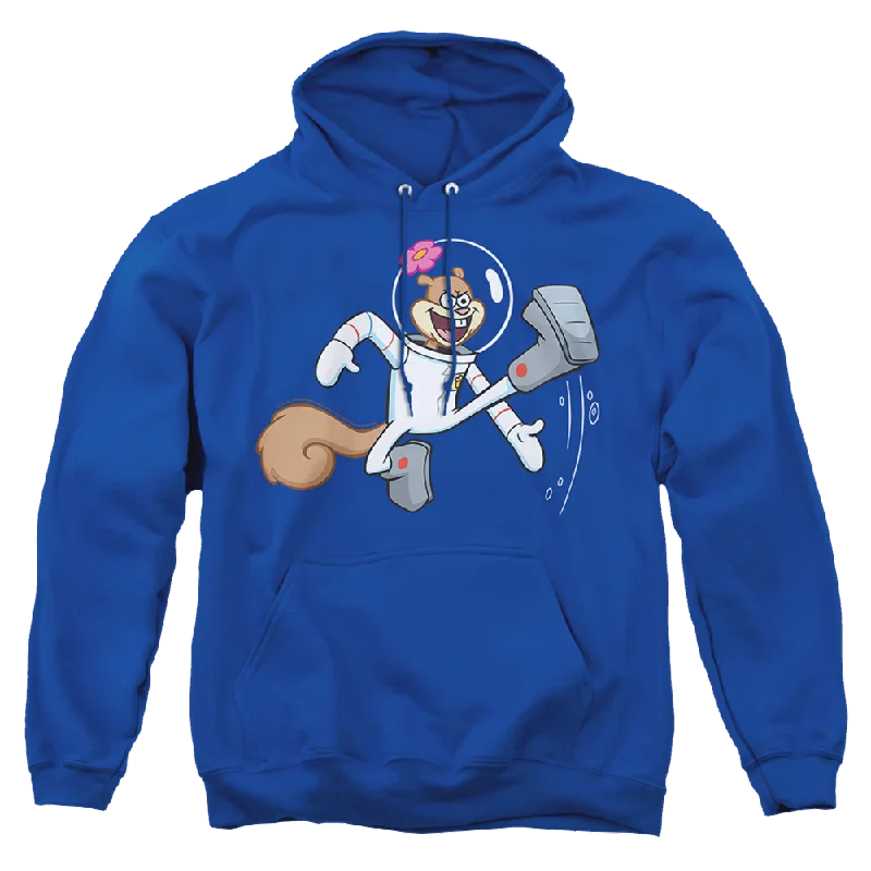 SpongeBob SquarePants Karate Sandy - Pullover Hoodie Crew Neck Wool