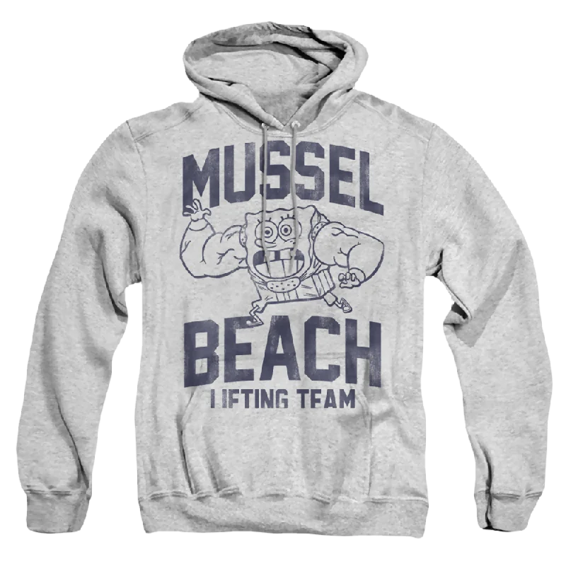 SpongeBob SquarePants Mussle Beach Lifting Team - Pullover Hoodie Three Quarter Sleeve