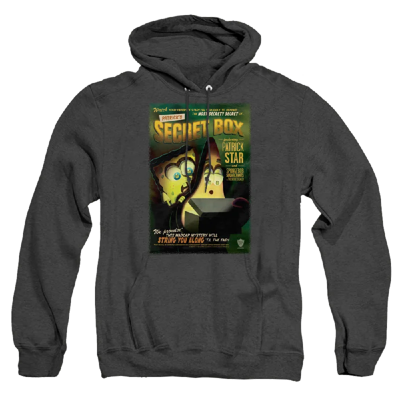 SpongeBob SquarePants Patrick’S Secret Box - Heather Pullover Hoodie Thick Cable Knit