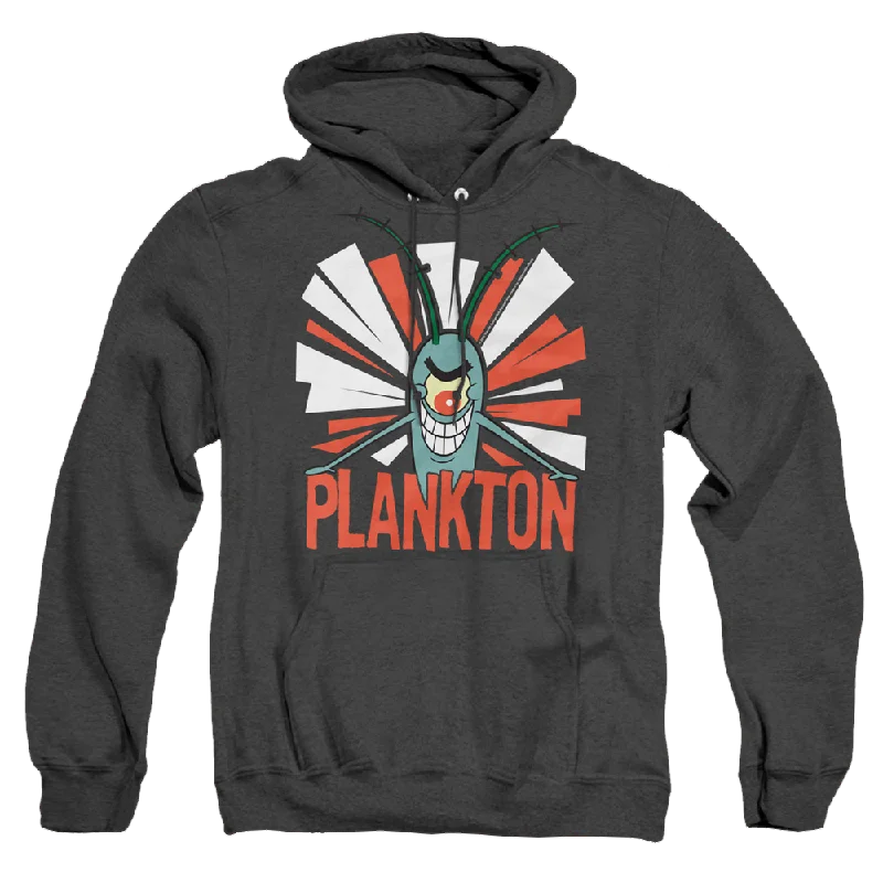 SpongeBob SquarePants Plankton - Heather Pullover Hoodie Saggy Sleeve Comfort