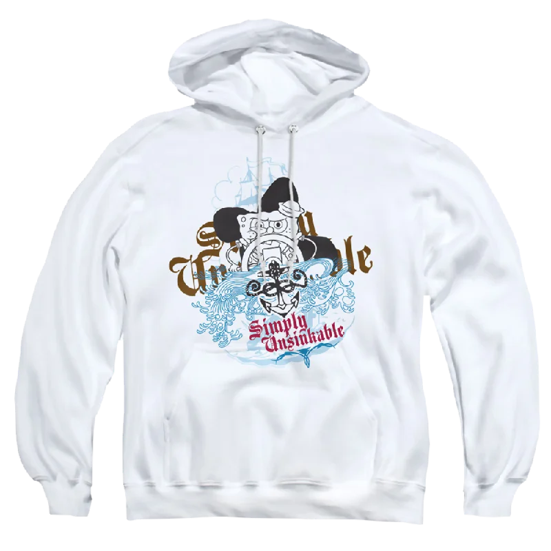 SpongeBob SquarePants Simply Unsinkable - Pullover Hoodie Chenille Soft Sweater