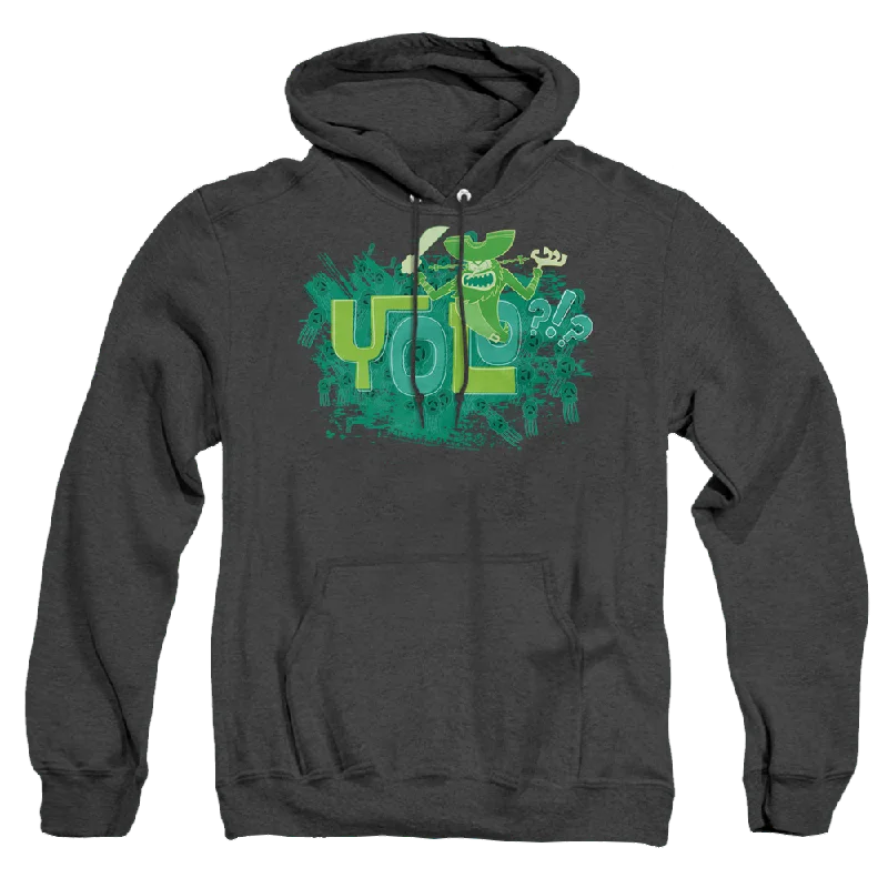 SpongeBob SquarePants Yolo?!? - Heather Pullover Hoodie Bell Sleeve Stylish
