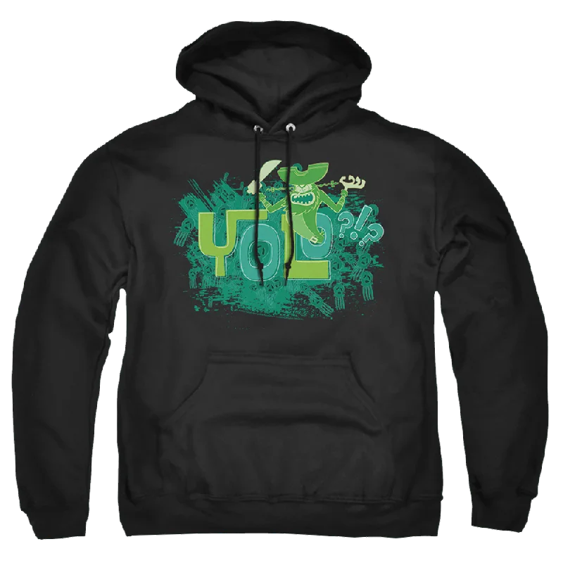SpongeBob SquarePants Yolo?!? - Pullover Hoodie Bishop Sleeve Elegant