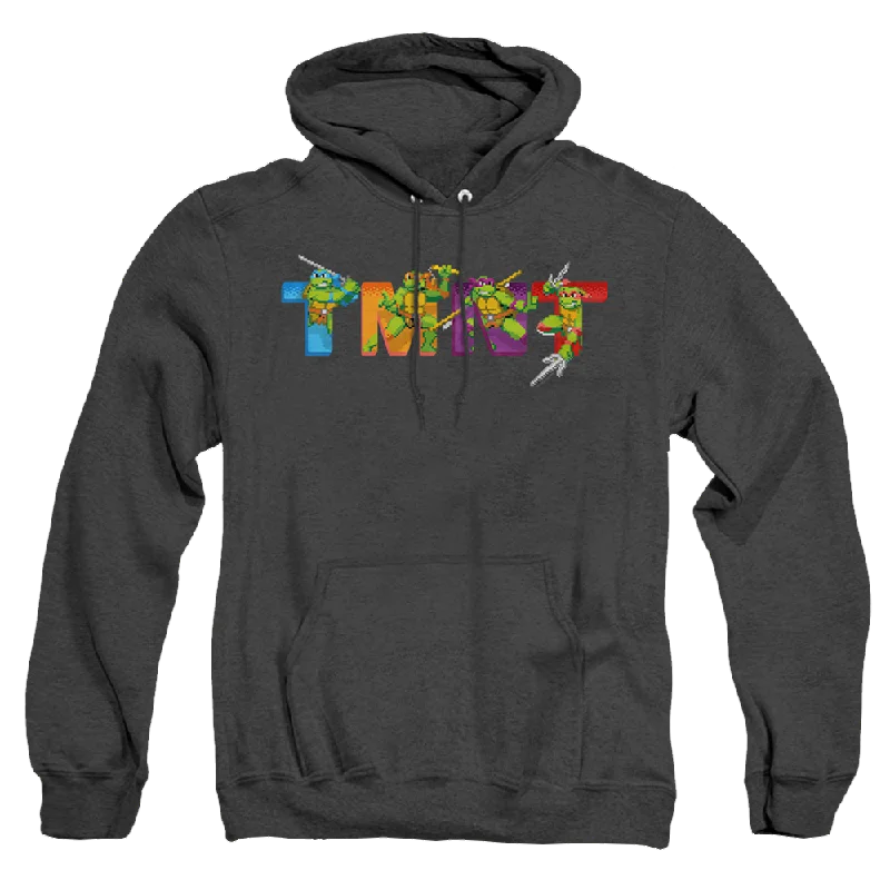 Teenage Mutant Ninja Turtles Arcade Main Screen - Heather Pullover Hoodie Cowl Neck Pullover