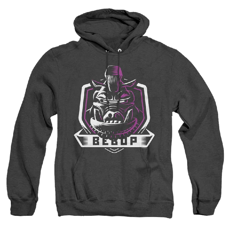 Teenage Mutant Ninja Turtles Bebop - Heather Pullover Hoodie Jewel Neck Pullover