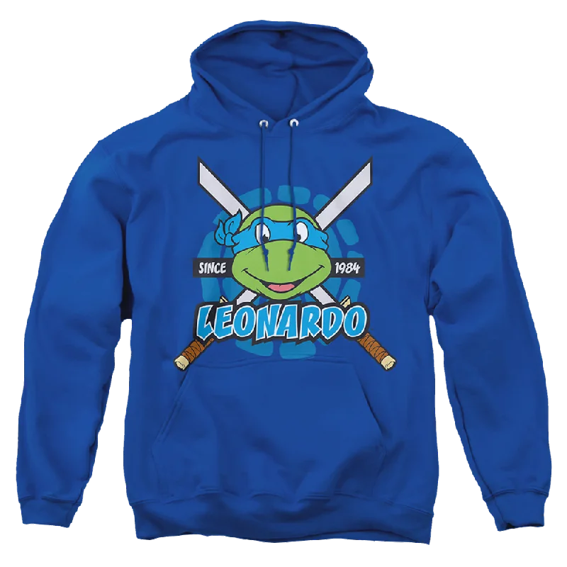 Teenage Mutant Ninja Turtles Leonardo Since 1984 - Pullover Hoodie Asymmetrical Neck Pullover