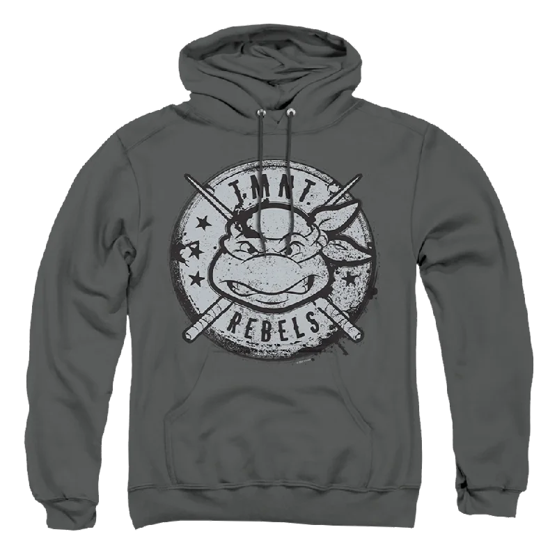 Teenage Mutant Ninja Turtles Rebels Distressed Logo - Pullover Hoodie Kimono Neck Pullover