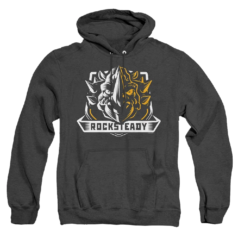 Teenage Mutant Ninja Turtles Rocksteady - Heather Pullover Hoodie High Neck Pullover