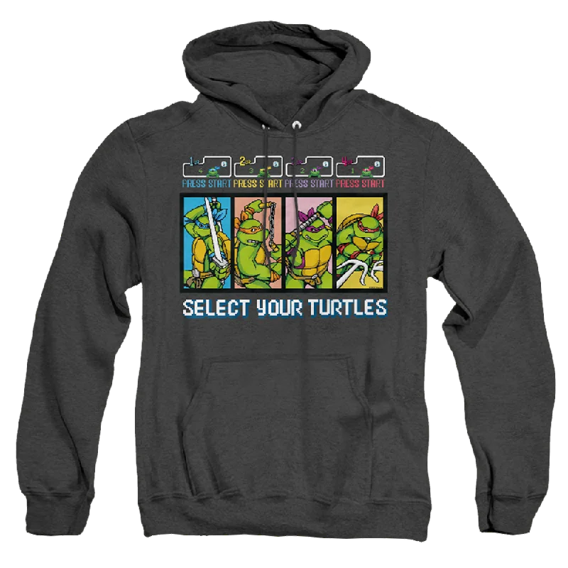 Teenage Mutant Ninja Turtles Select Your Turtles - Heather Pullover Hoodie Boxy Neck Sweater