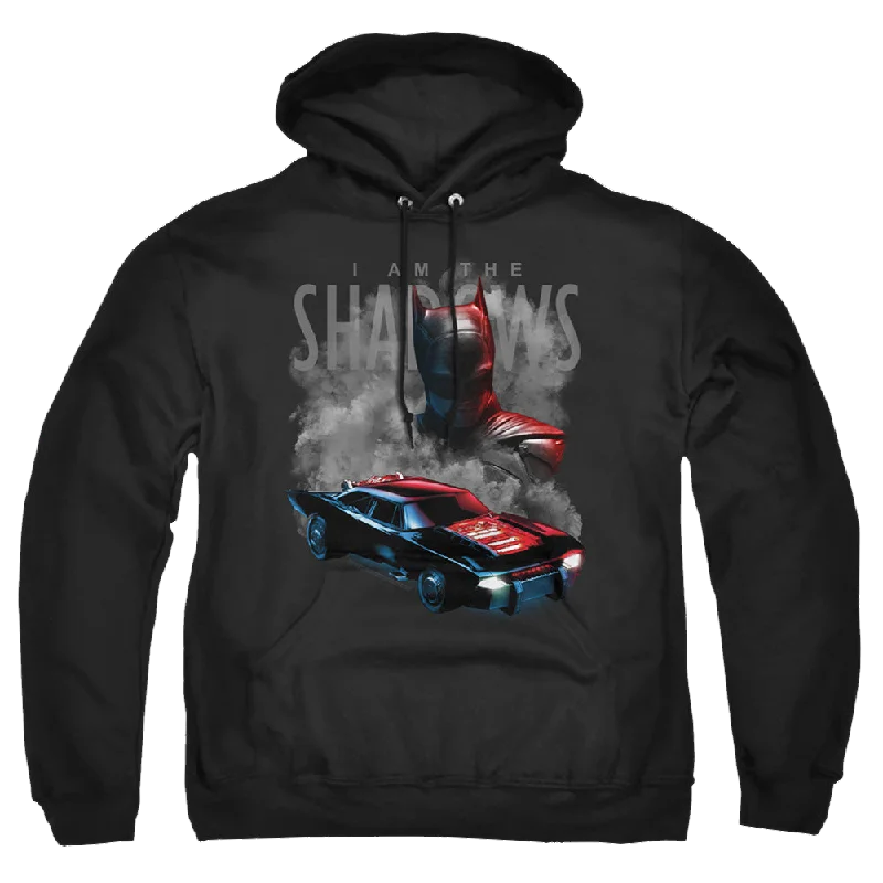 The Batman (2022) Batman And Batmobile - Pullover Hoodie Lantern Sleeve Elegant