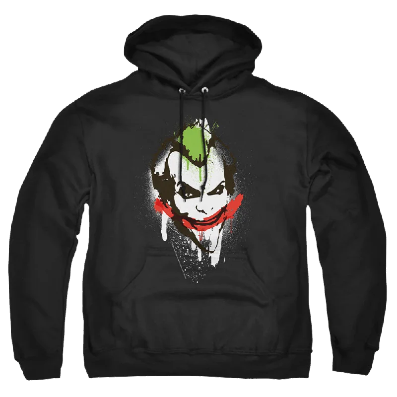 The Batman (2022) Joker Big Face - Pullover Hoodie Hooded Pullover Sweater