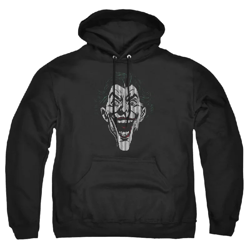 The Batman (2022) Joker Lines - Pullover Hoodie Ruffled Neck Pullover