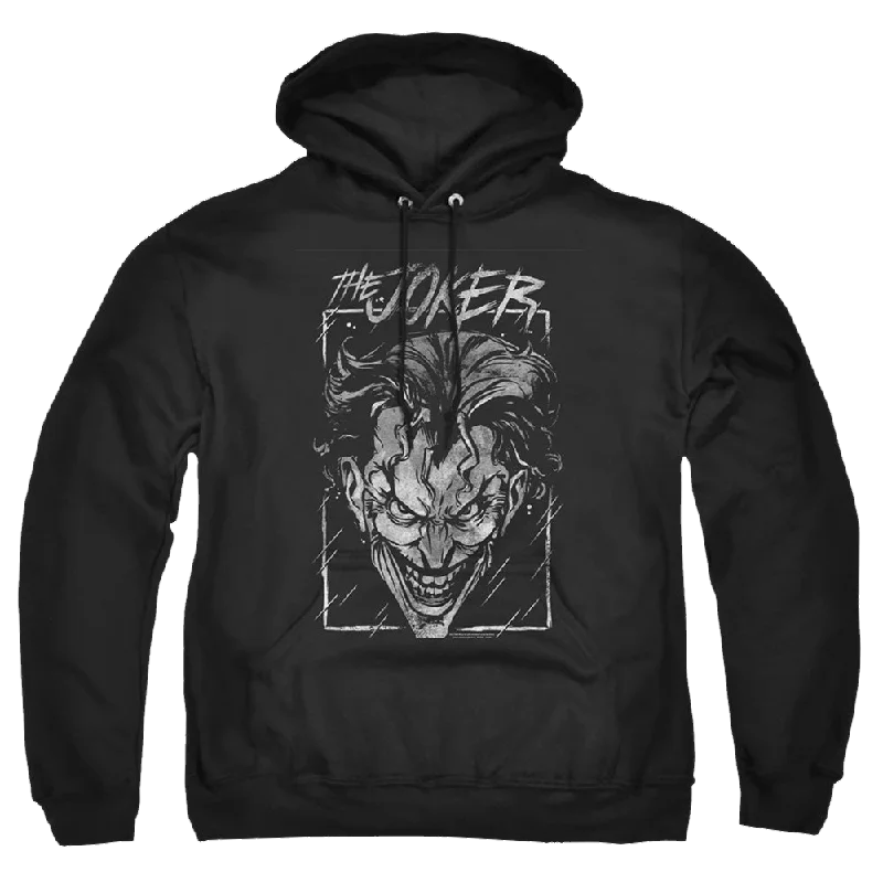 The Batman (2022) Joker Storm On Black - Pullover Hoodie Cashmere Luxurious Pullover