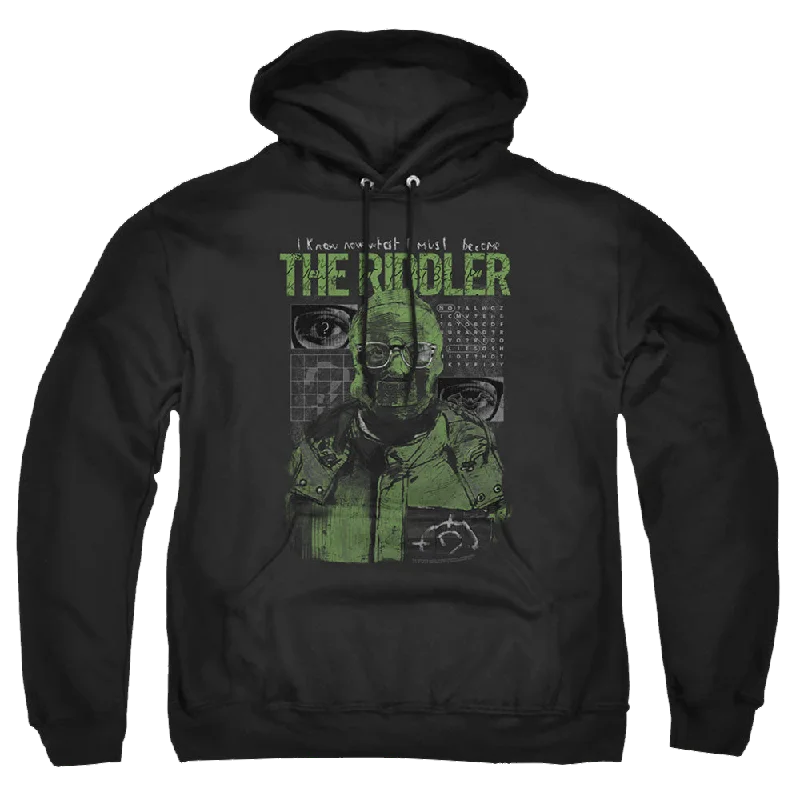 The Batman (2022) Riddler Illustration - Pullover Hoodie Elbow Length Sleeve
