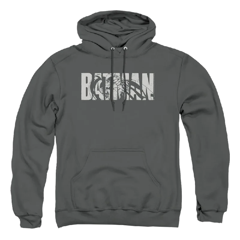 The Batman (2022) Text On Gray - Pullover Hoodie Bell Sleeve Stylish