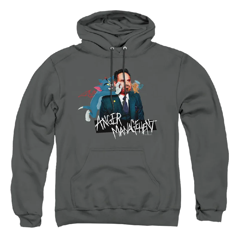 Tom and Jerry Anger Management - Pullover Hoodie Wrist Length Sleeve